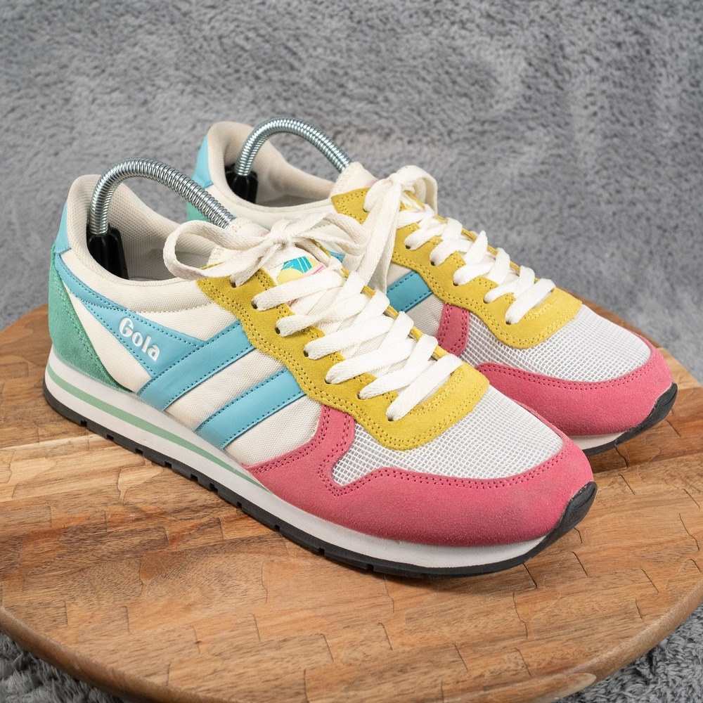 Gola Classics Daytona Sneakers Pink White Blue Women's US Size 10